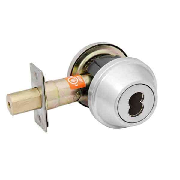TownSteel: Deadbolt, Single Cylinder, SFIC 32D   2 3/4" - 2 3/8" Adjustable Backet